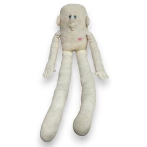 Vintage 1977 Gurze Designs Artist Made Plush Soft Sculpture Doll Ivory Rare